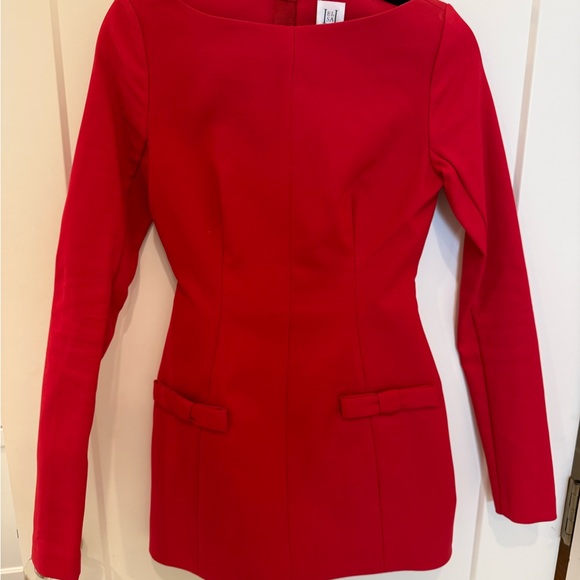 Chic Red Mini Dress - Picture 5 of 5